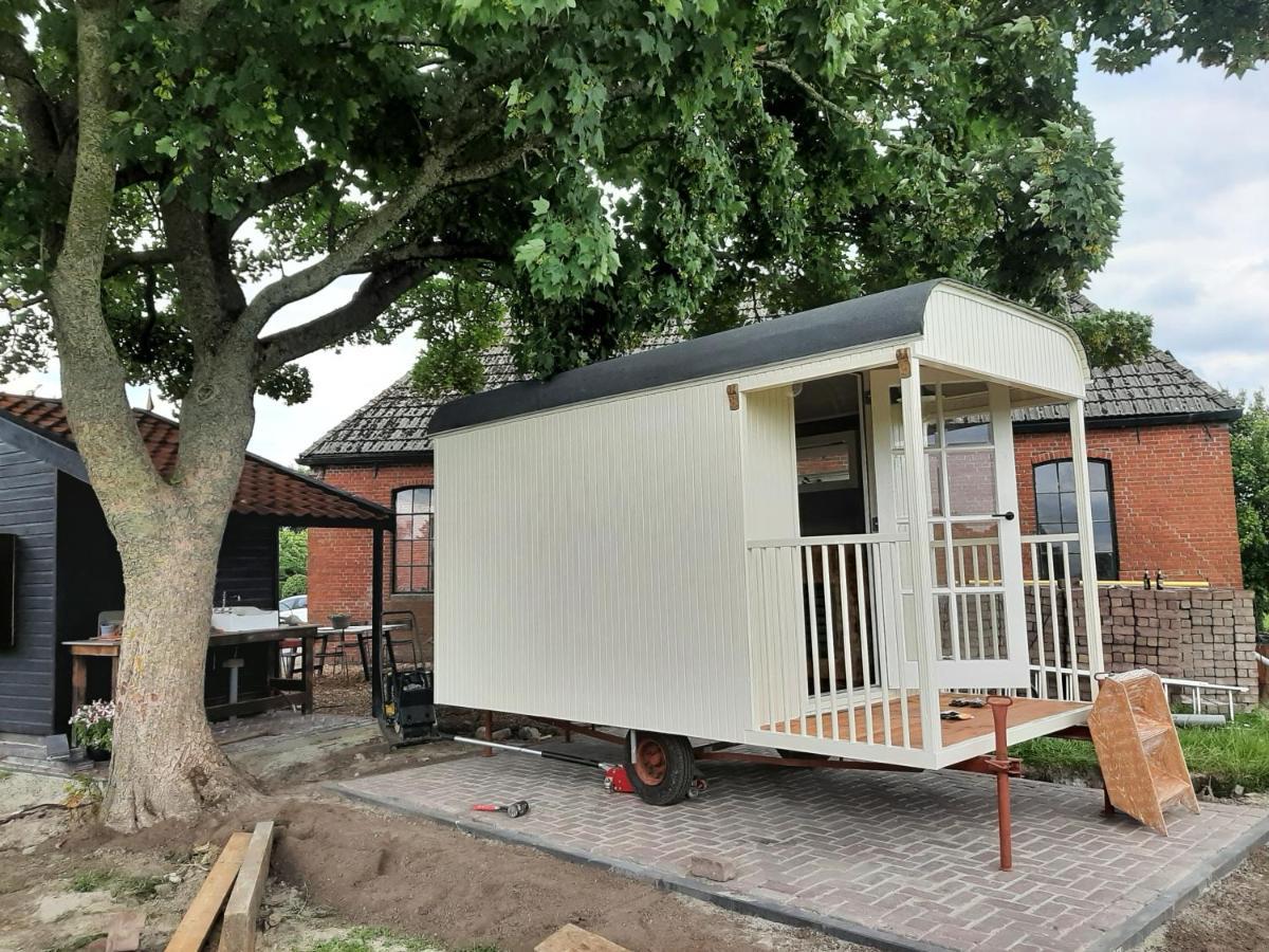 Glamping De Vrije Wind, Tentverhuur Houwerzijl ภายนอก รูปภาพ